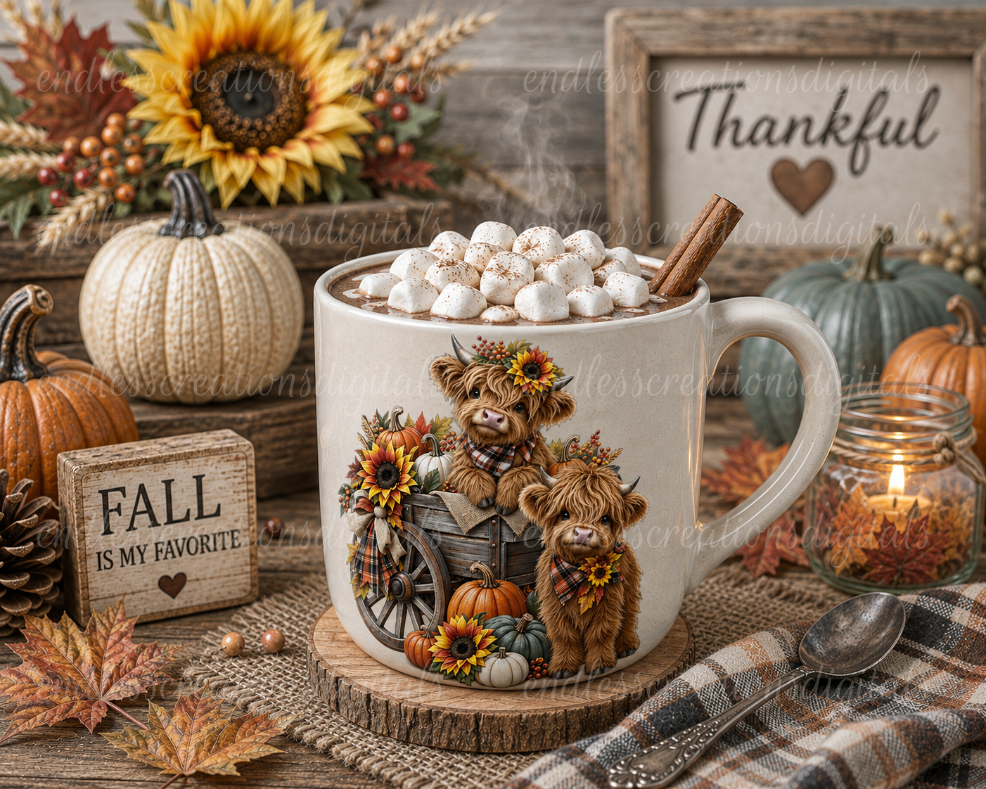 FALL HIGHLANDS TRANSPARENT IMAGE