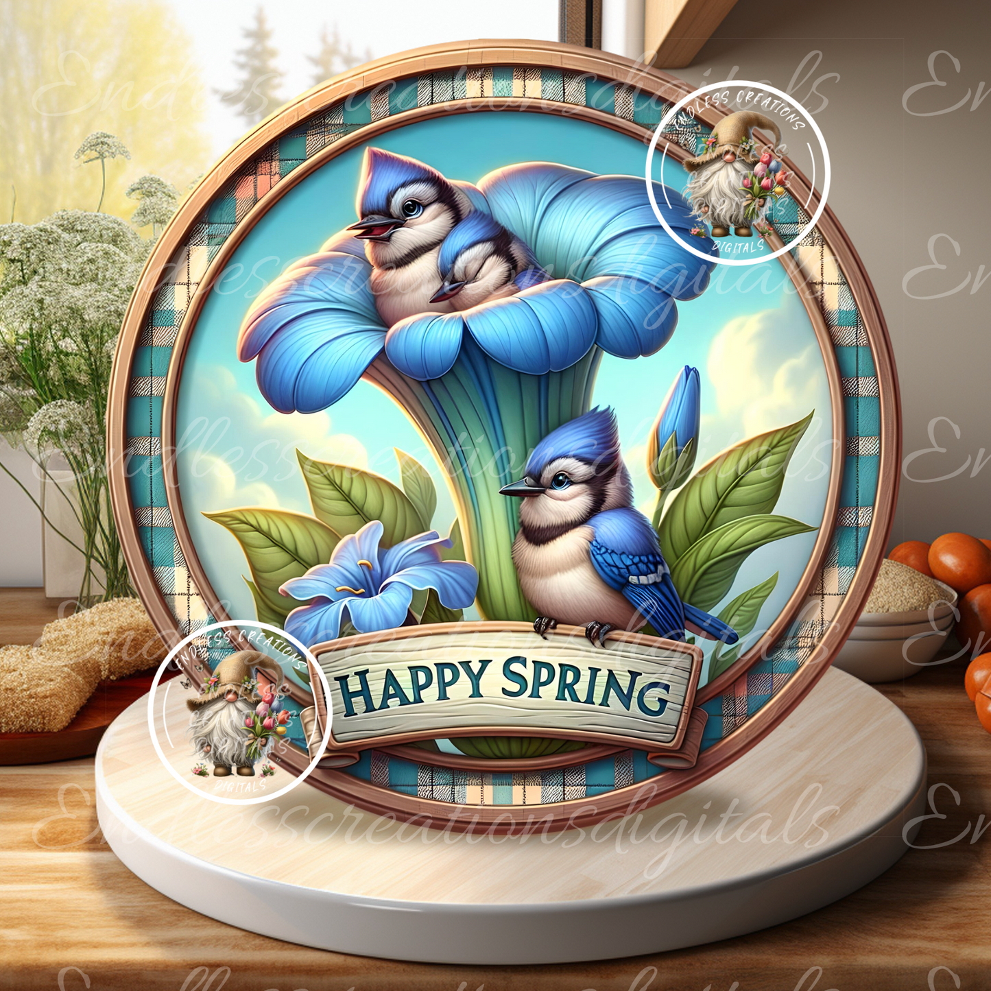 WELCOME SPRING BABY BLUE JAYS