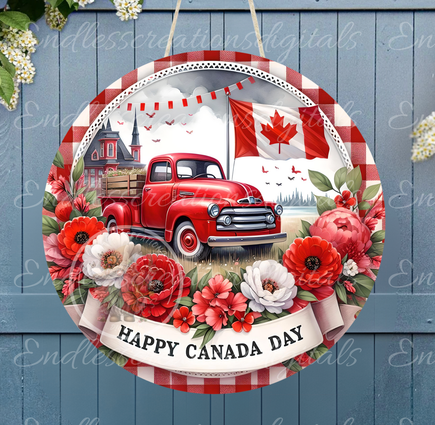 CANADA RED TRUCK PHYSICAL 10" ROUND 2 OPTIONS