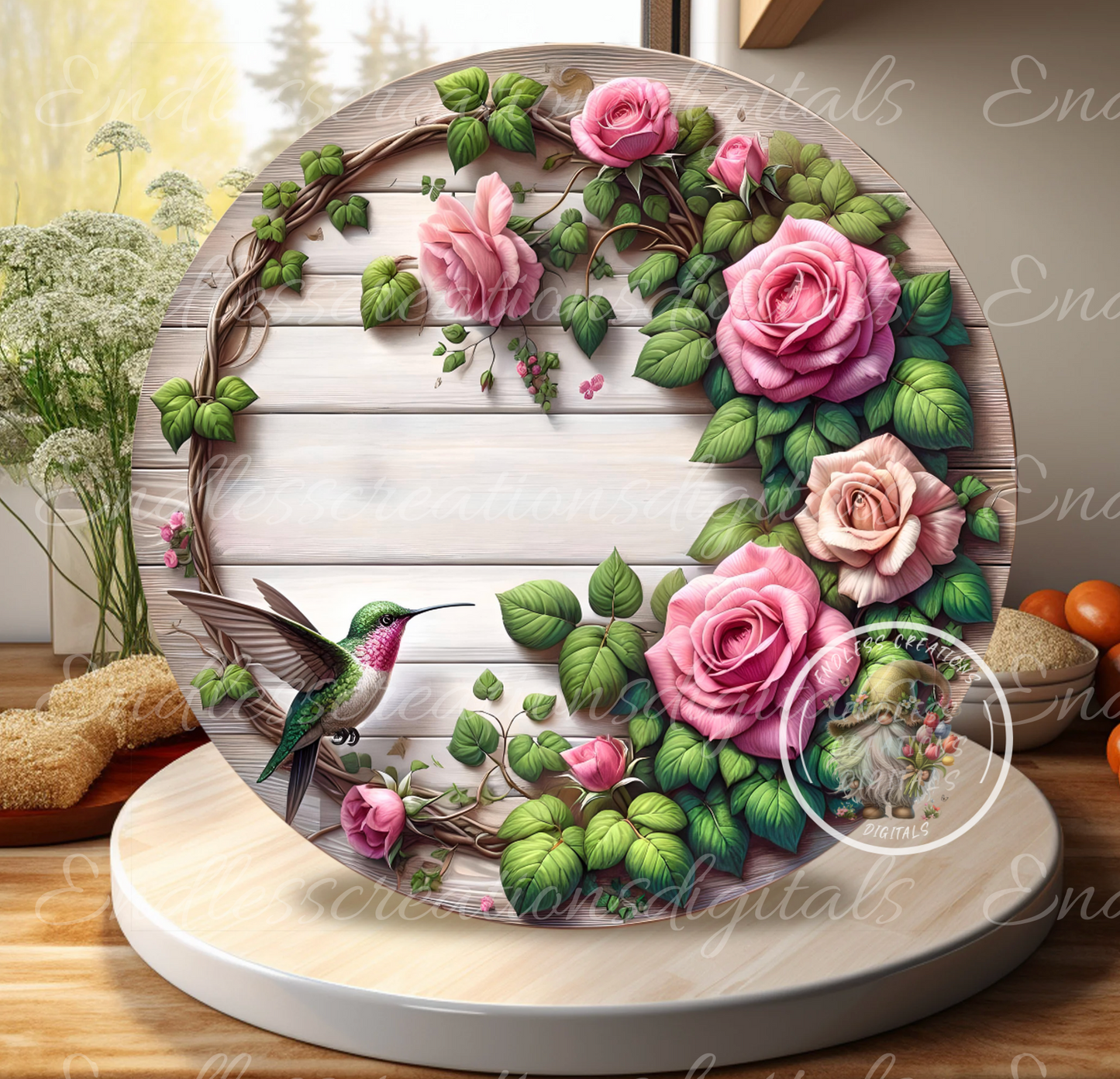 SUMMER WELCOME PINK ROSES
