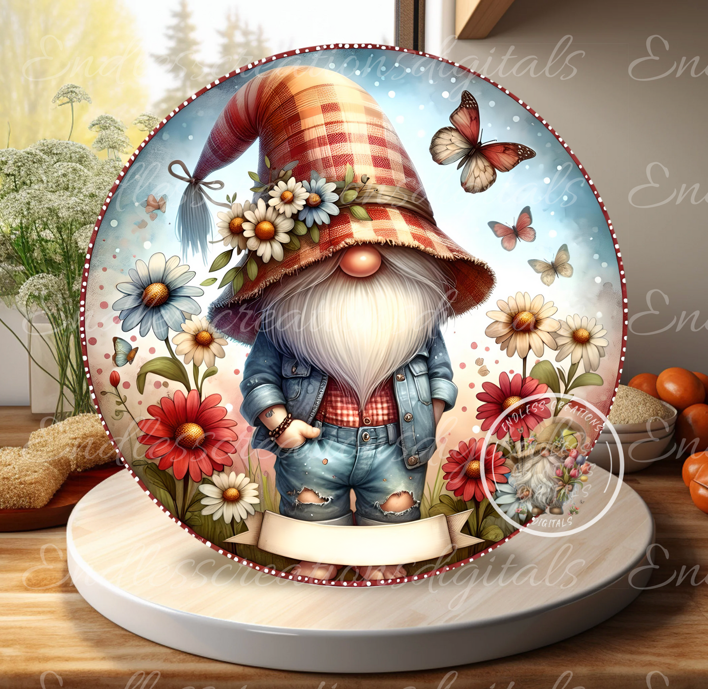 WELCOME SUMMER FLORAL GNOME