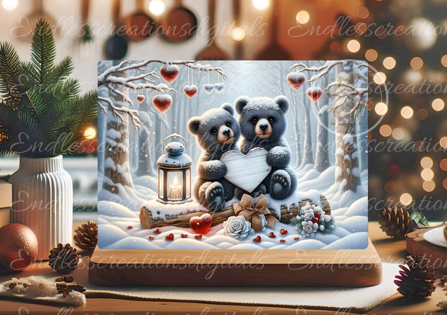 FOREVER VALENTINES BLACK BEARS