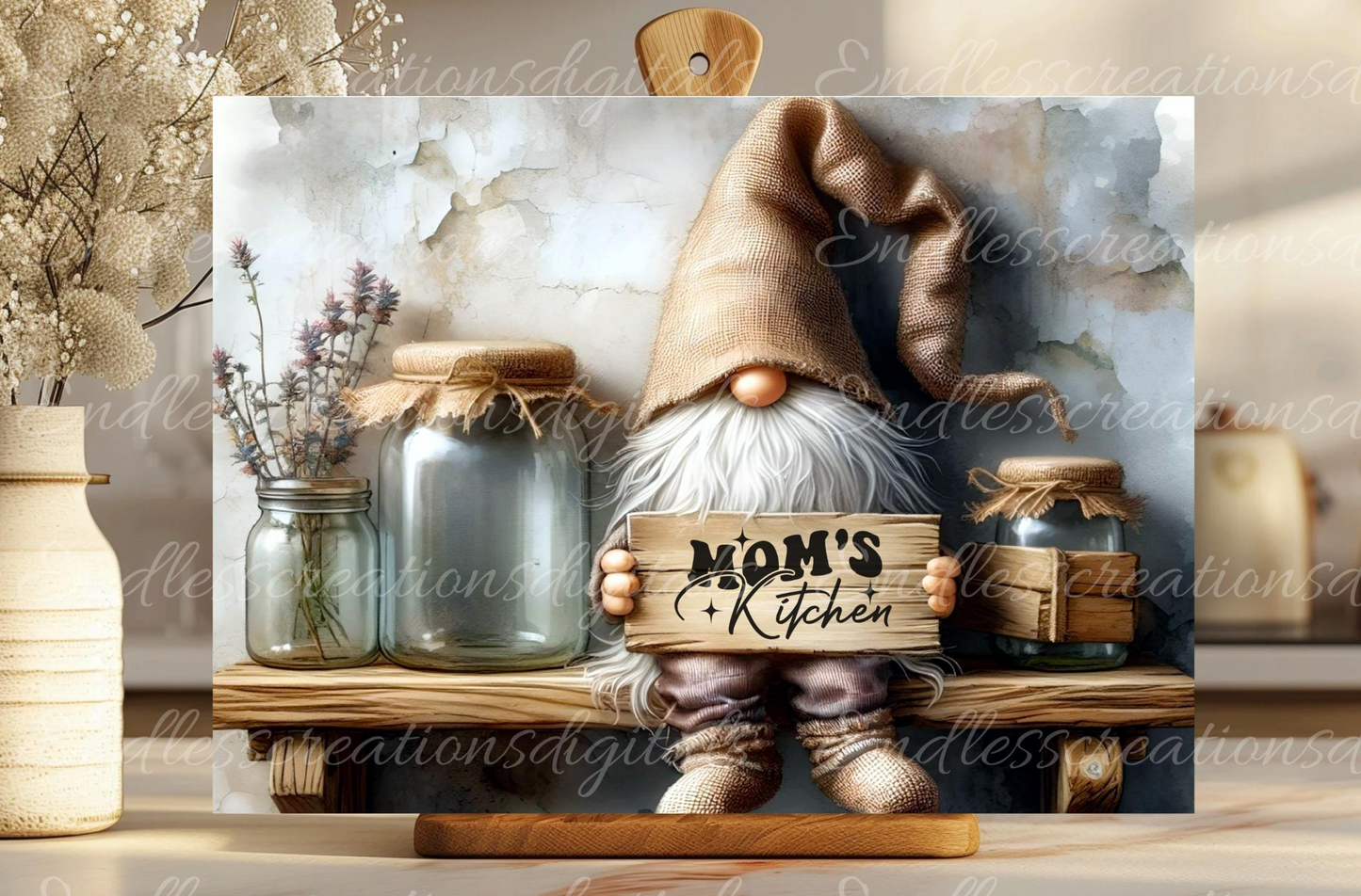 RUSTIC GNOME rectangle cutting board