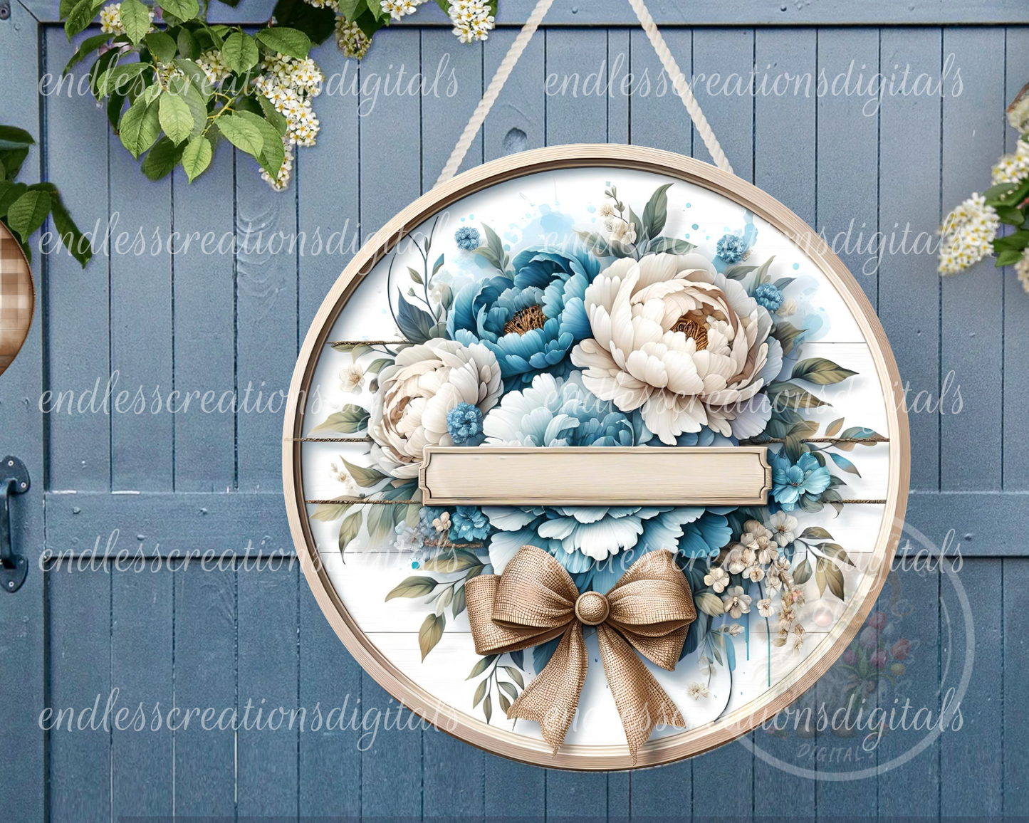 SPRING FLORAL WELCOME ROUND