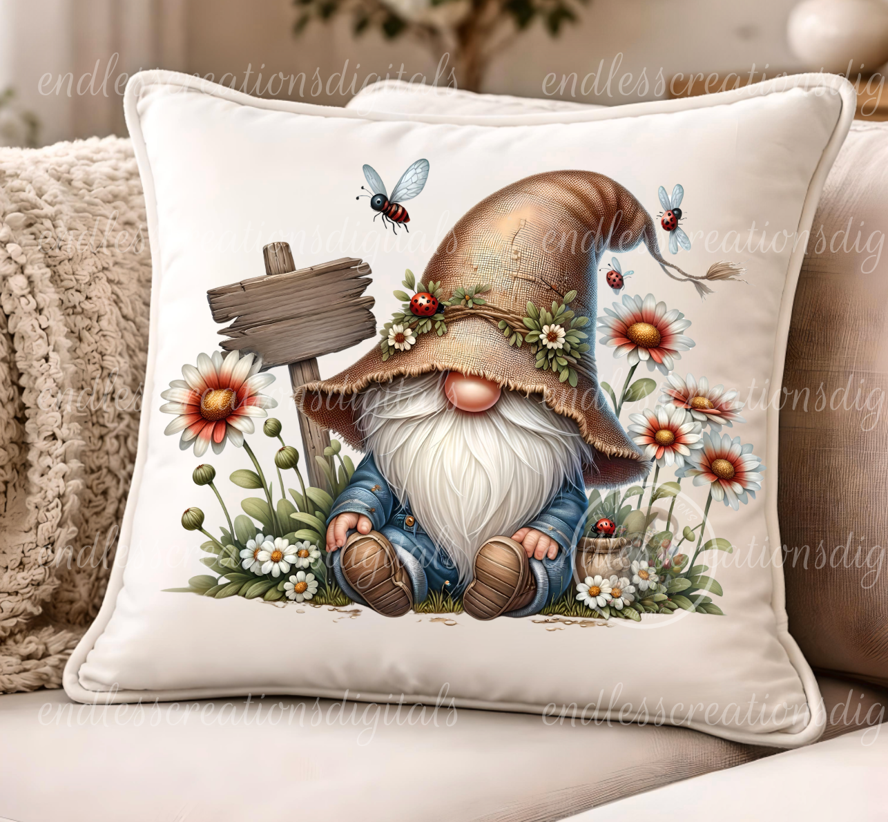 LOVE GROWS DAISY GNOME