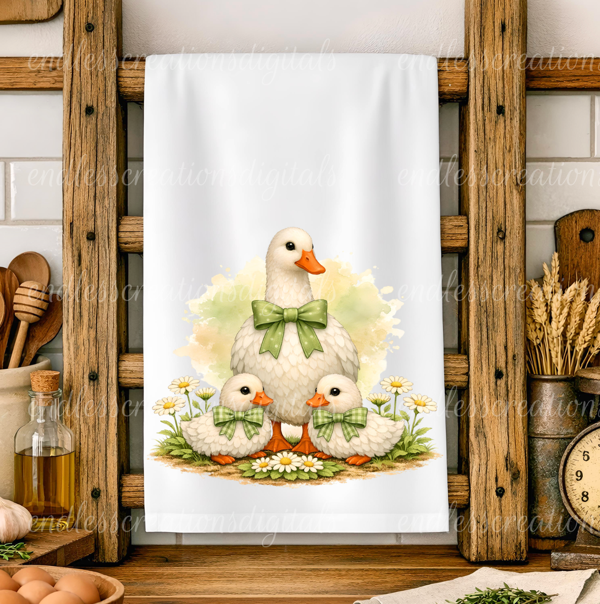 SAGE GREEN VINTAGE GOOSE BUNDLE OF 3