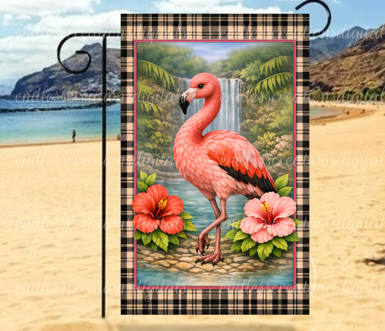 WELCOME SUMMER FLAMINGO