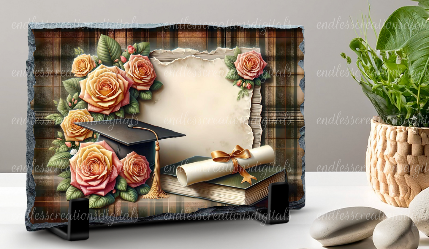 ADVENTURE BEGINS GRADUATION RECTANGLE