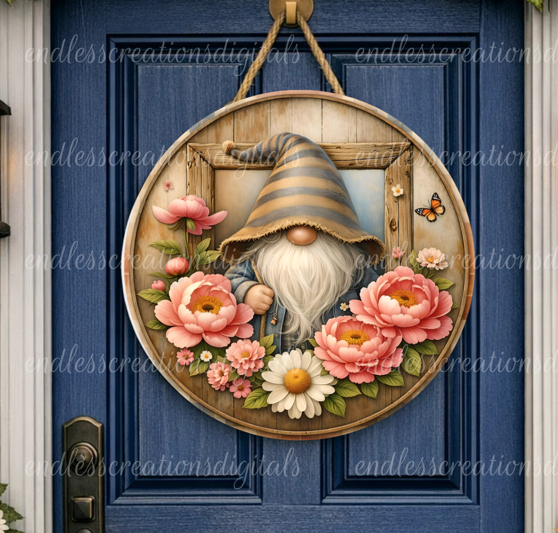WELCOME PEONY GNOME