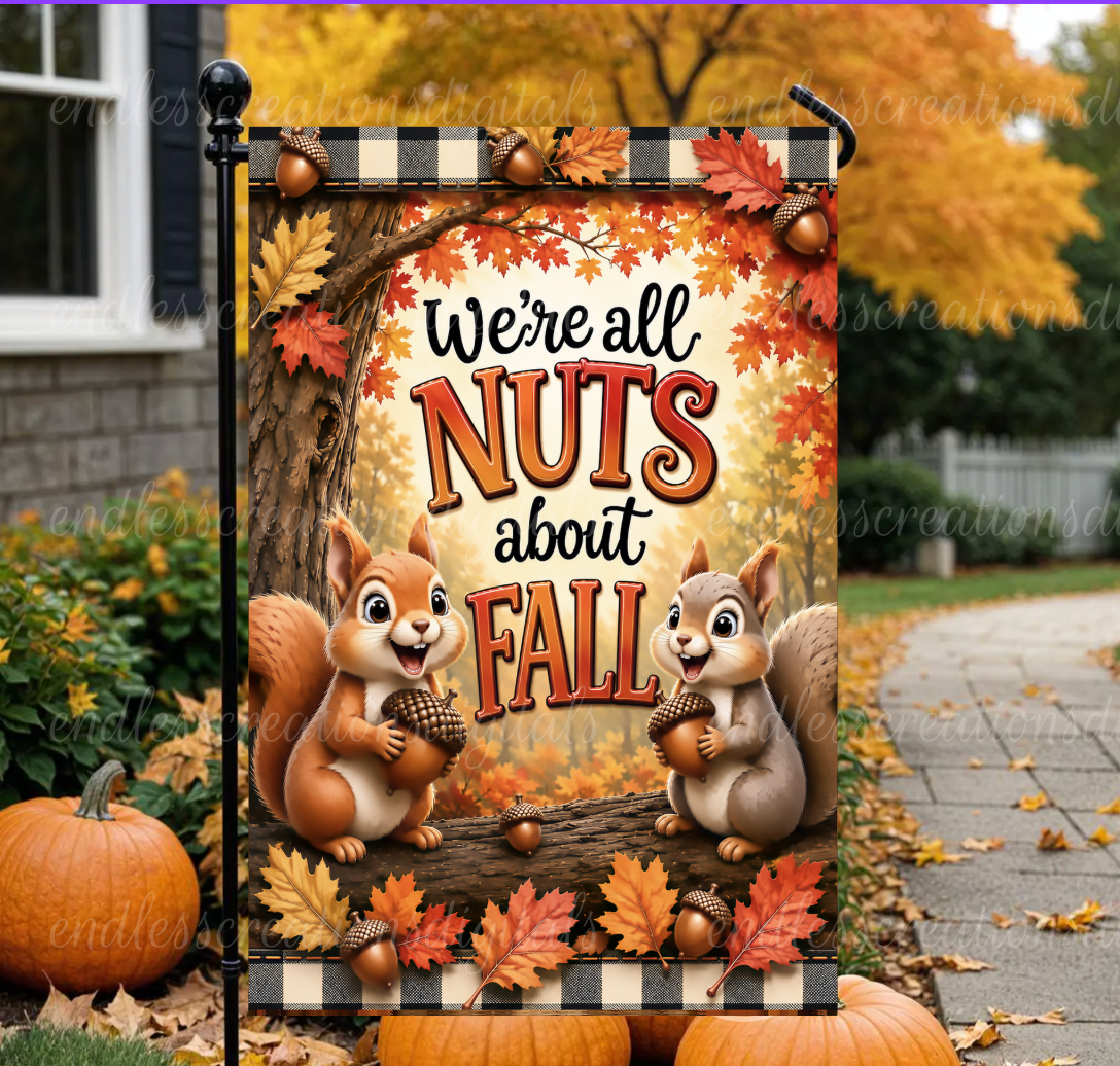 NUTS ABOUT FALL ROUND/GARDEN FALL BUNDLE OF 3