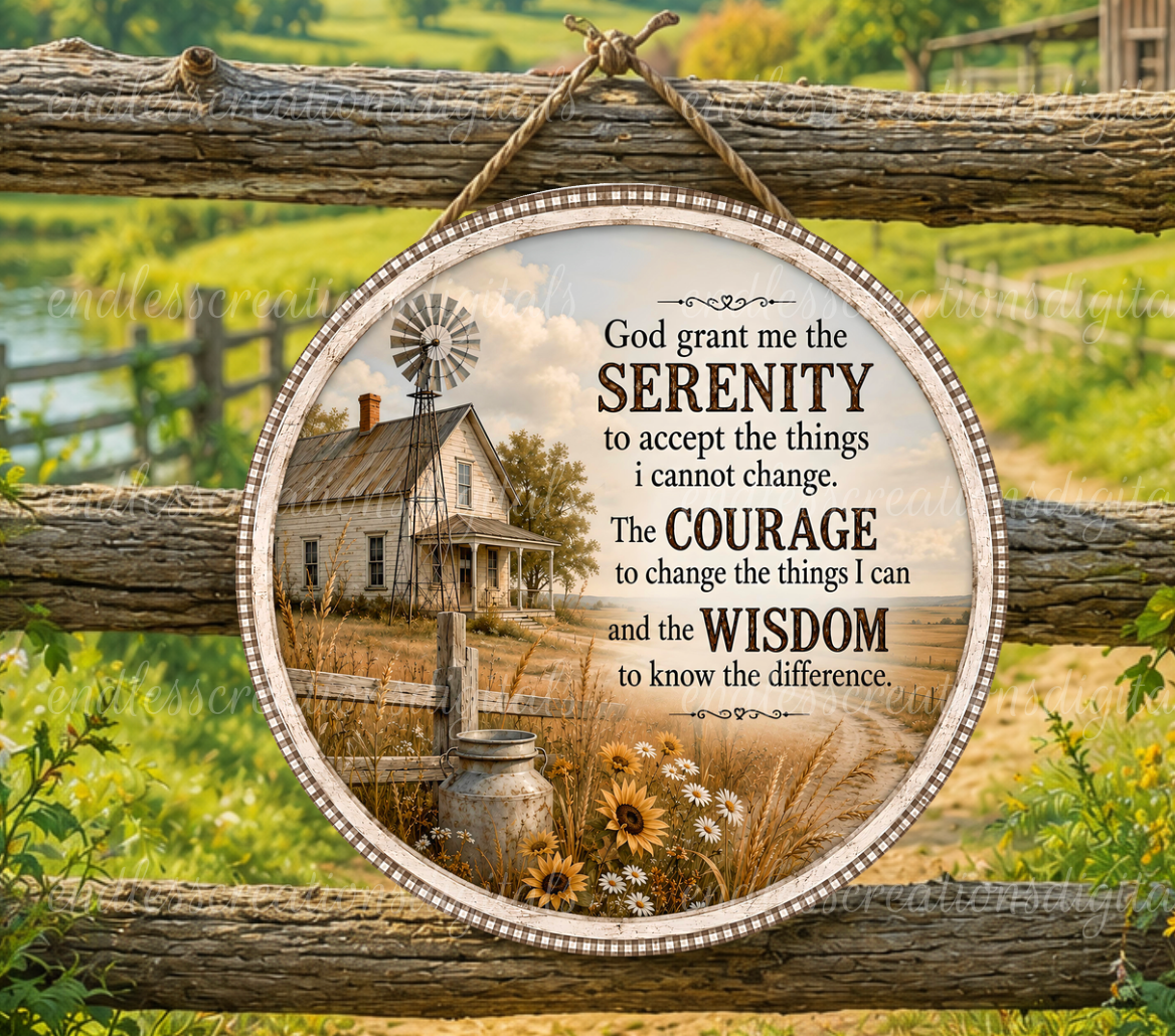 SERENITY ROUND/CLOCK DESIGN BUNDLE OF 2