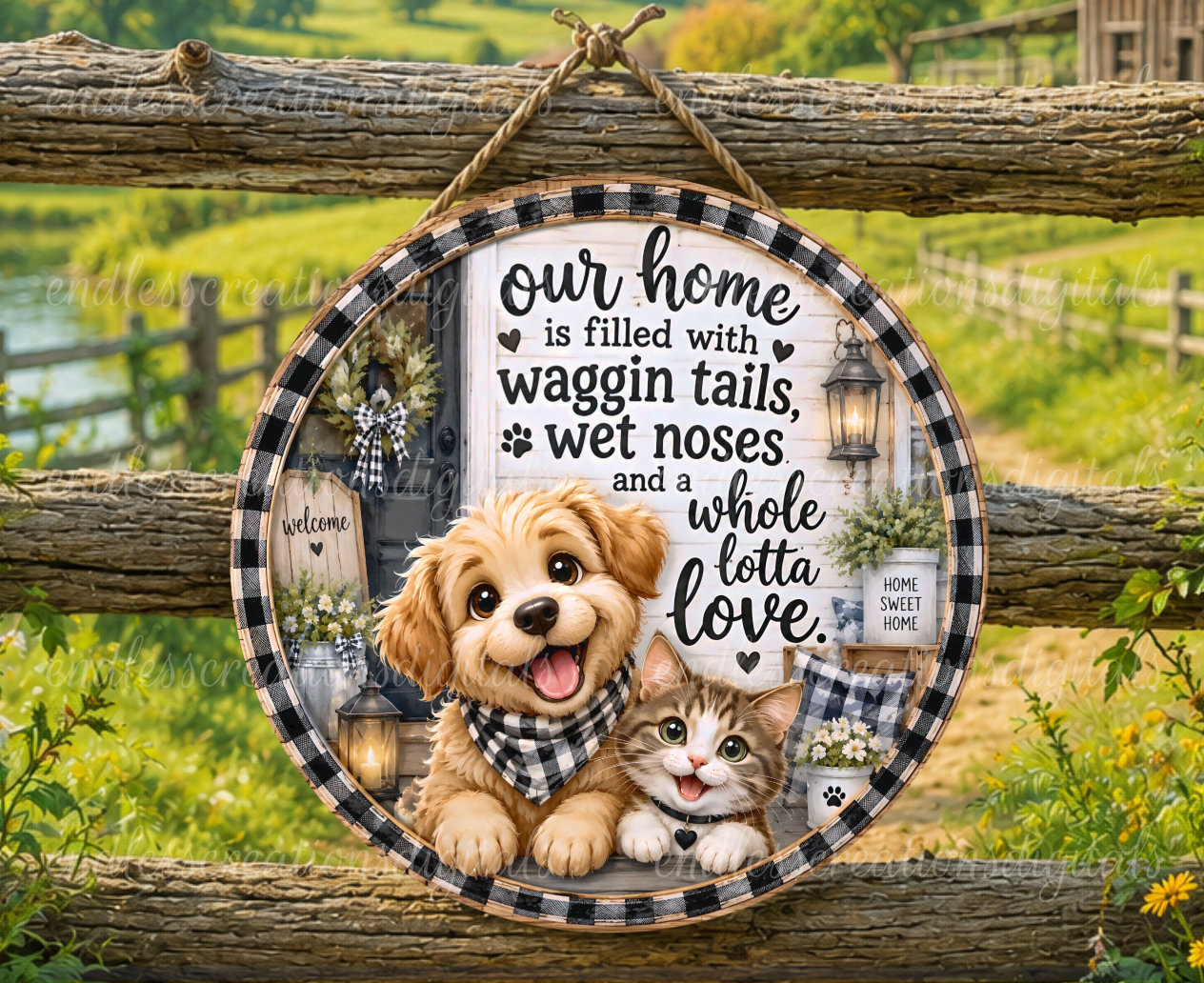 WAGGIN TAILS ROUND