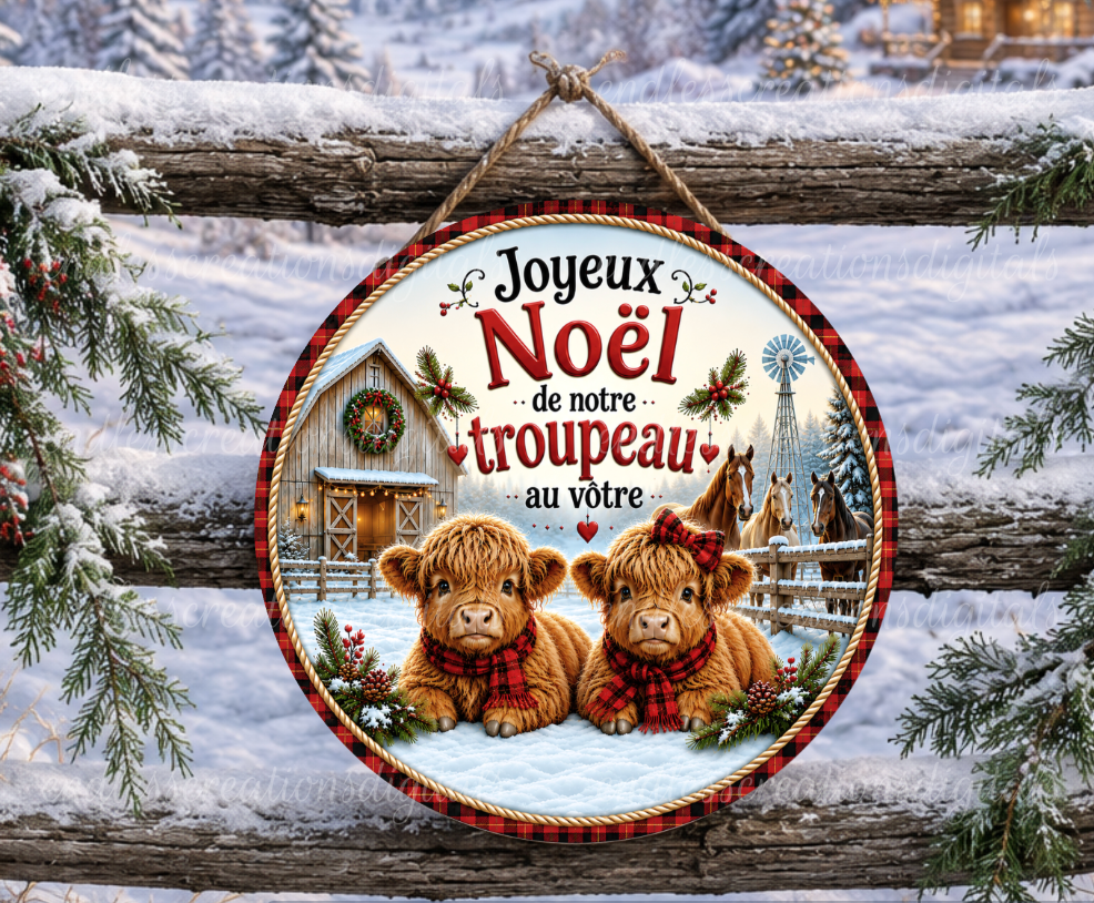 FRENCH VERSION CHRISTMAS HIGHLANDS ROUND ONLY