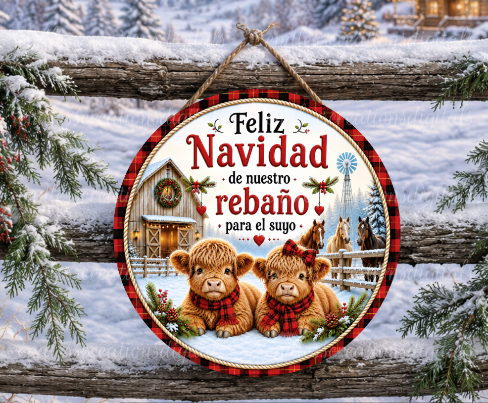 SPANISH VERSION CHRISTMAS HIGHLANDS ROUND ONLY