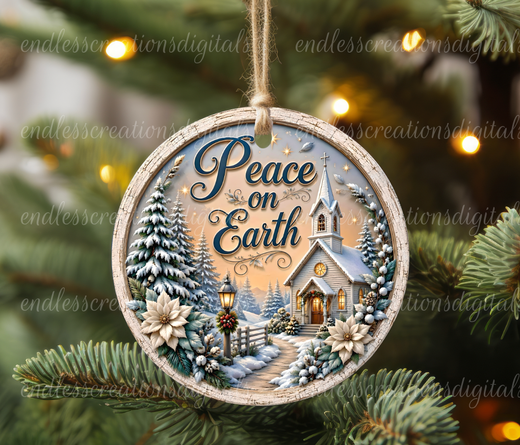 PEACE ON EARTH ROUND ONLY