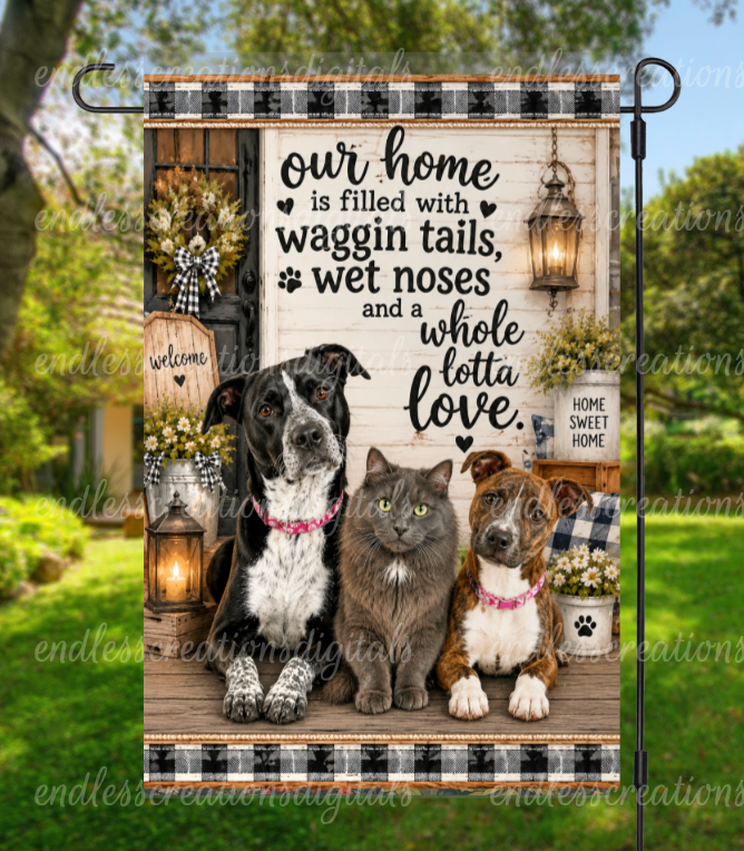 CUSTOM SPOILED DOGS FLAG ORDER