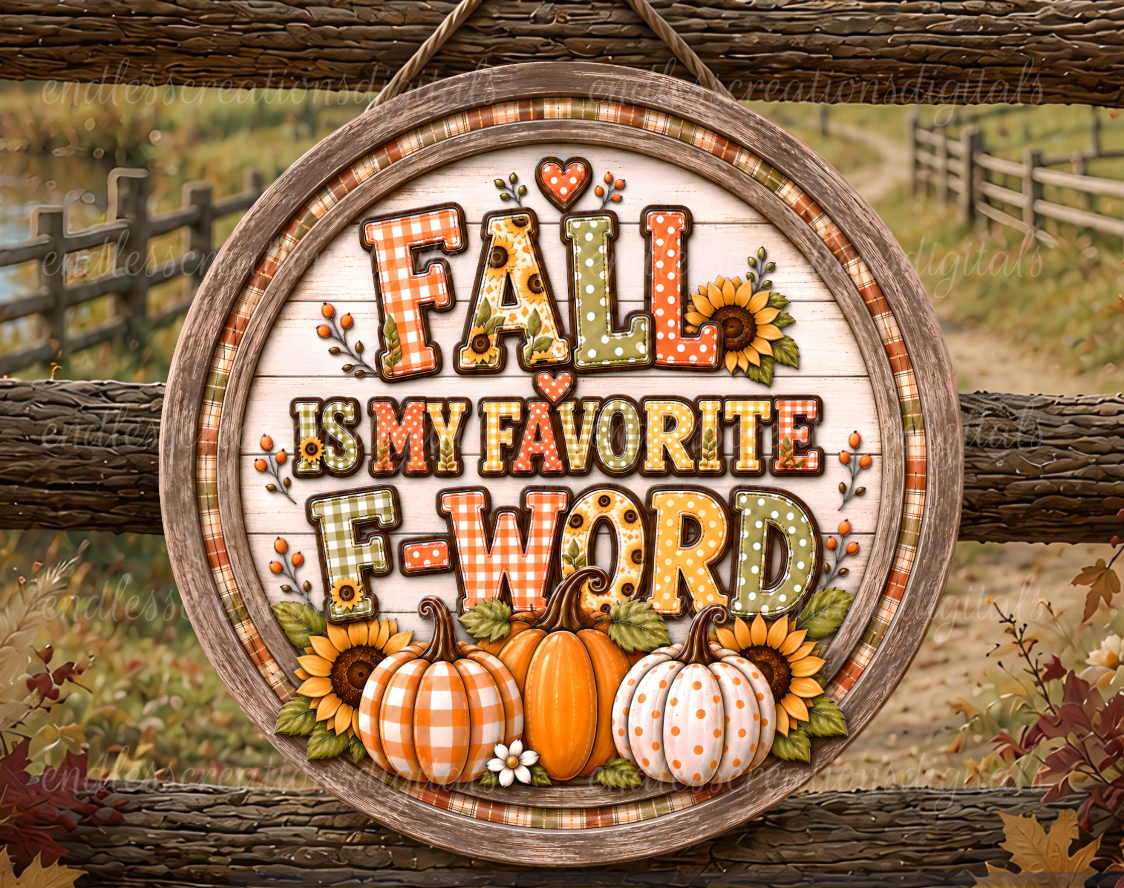 AMERICAN FALL FAVORITE F-WORD ROUND ONLY