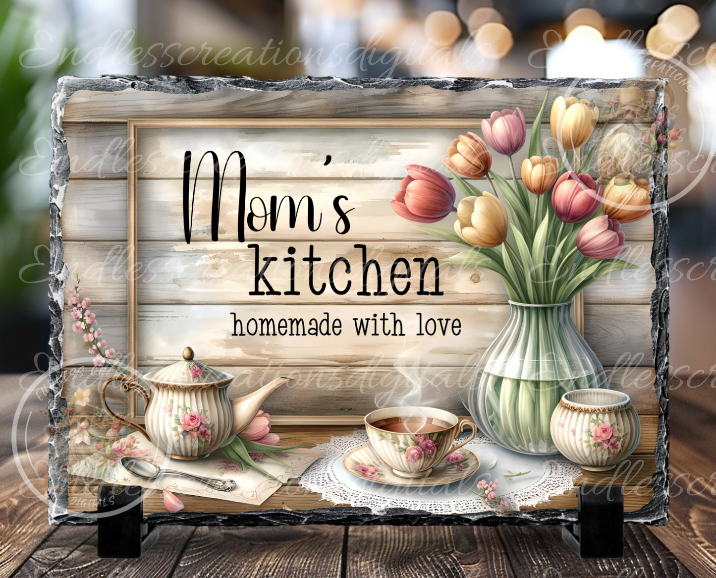 MOMS KITCHEN SPRING FLORAL RECTANGLE