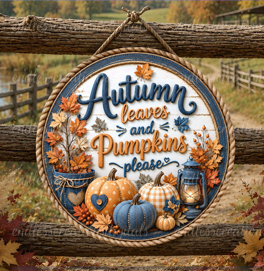 AUTUMN LEAVES ROUND ONLY