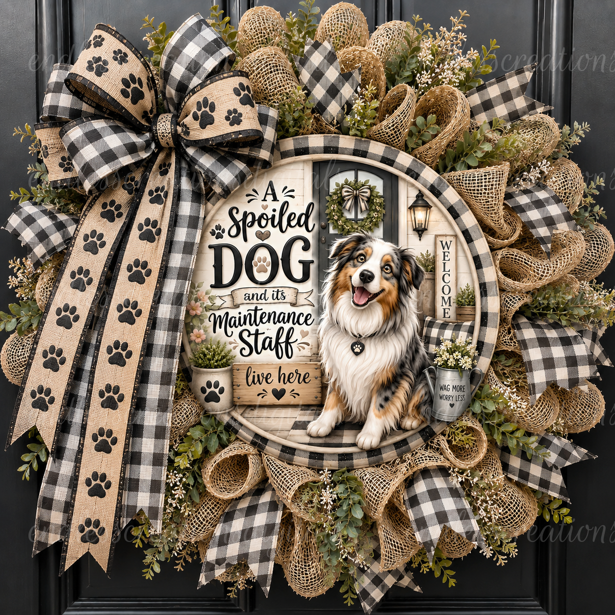 AUSTRALIAN SHEPHERD SPOILED DOG ROUND