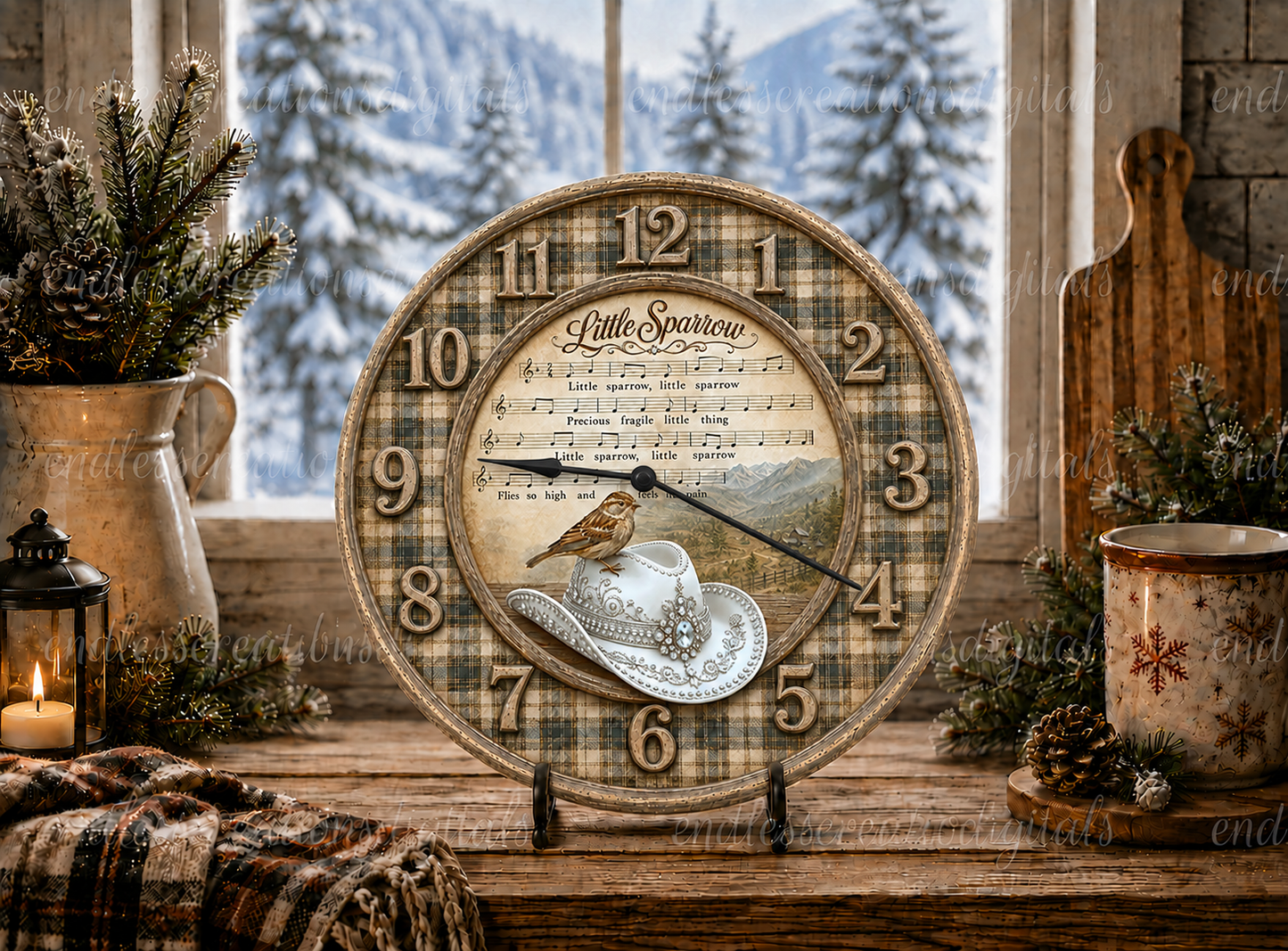 LITTLE SPARROW CLOCK DESIGN