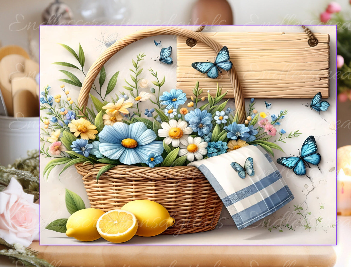 FLORAL CUTTING BOARD sublimation sublimation high resolution 1 file add your own text