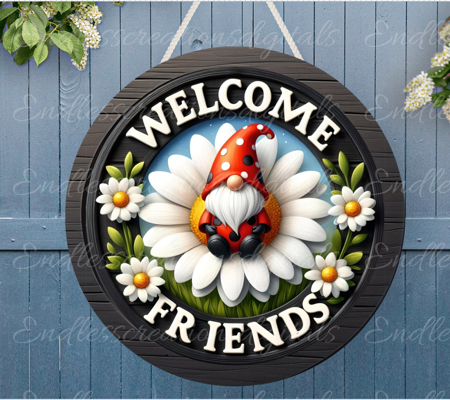 WELCOME DOOR HANGER, png, for sublimation high resolution