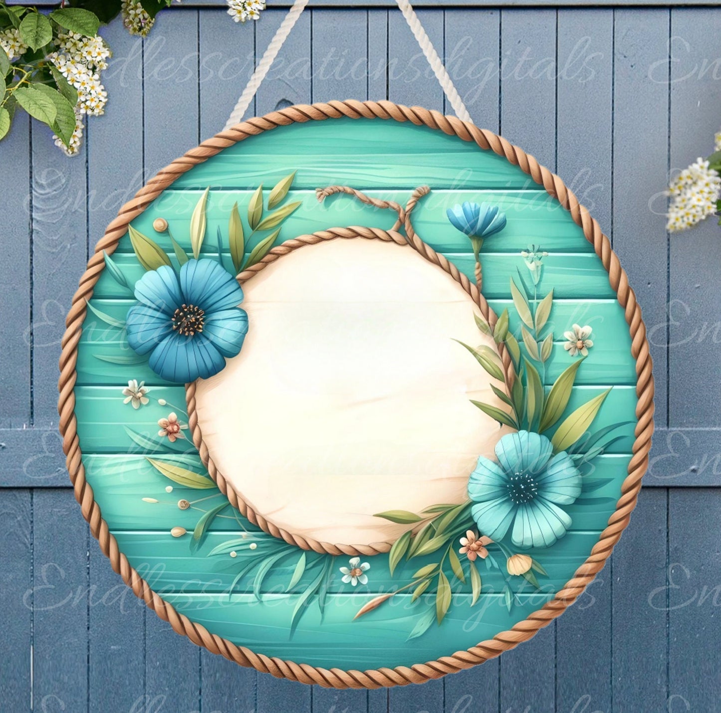 WELCOME DOOR HANGER, wreath sign png, for sublimation high resolution 2 round files 1 blank for your own text
