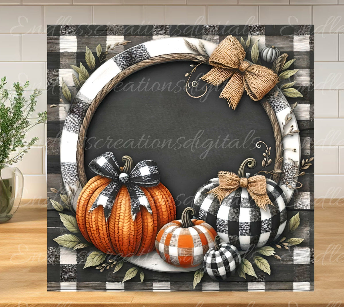 FALL PUMPKIN SQUARE