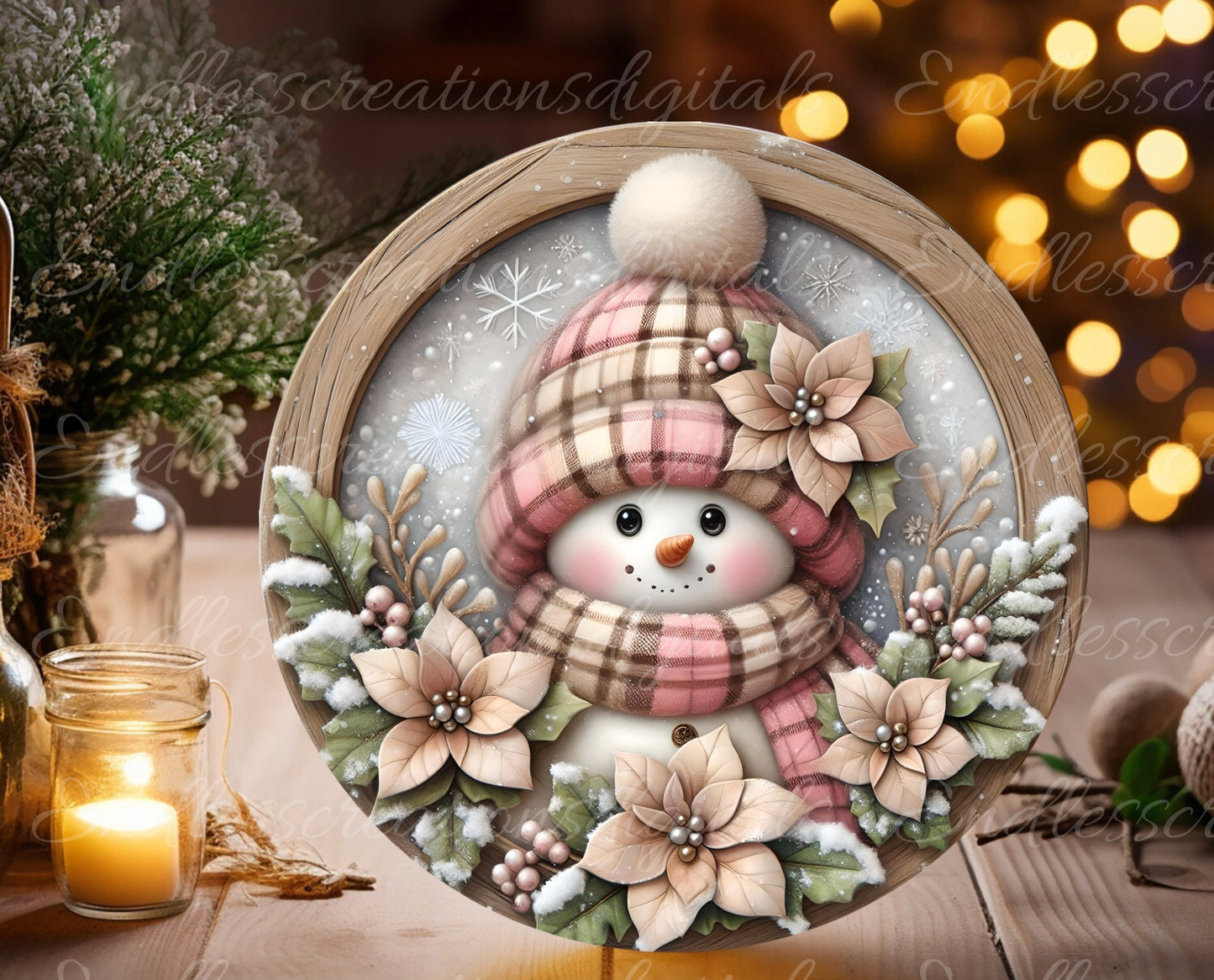 PINK SNOW WINTER ROUND