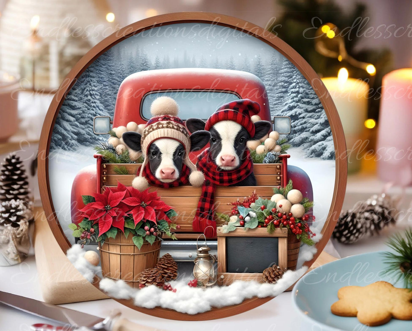 MOOEY CHRISTMAS BABY HOLSTEINS