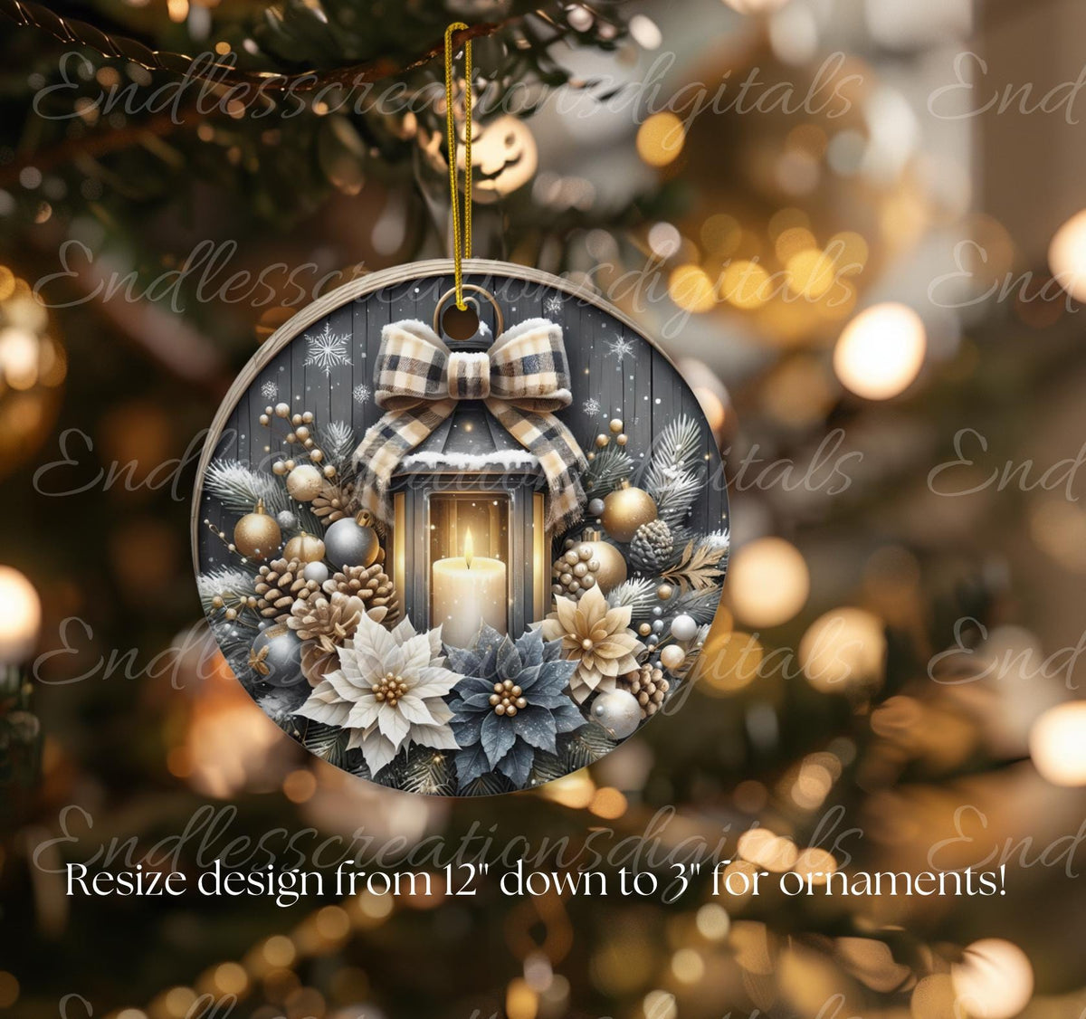 CANDLE LANTERN CHRISTMAS