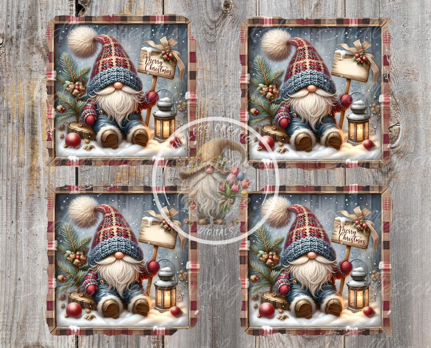 SQUARE WINTER GNOME