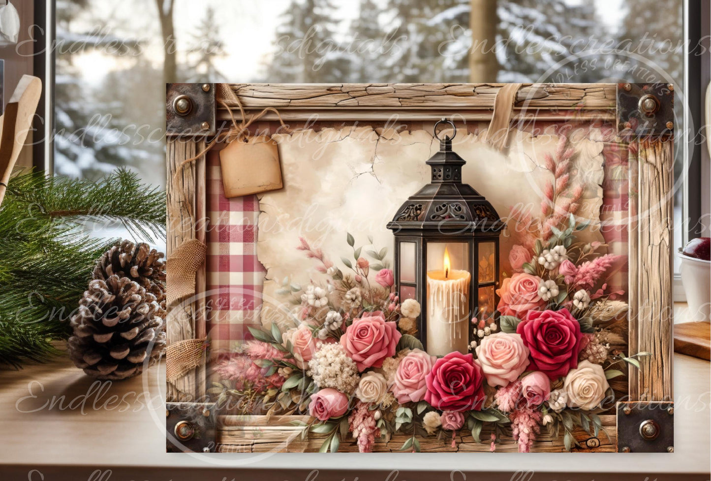 FLORAL FRAMED CUTTING board, sublimation slates, aluminum signs sublimation high resolution, 300 dpi, 2 files for download