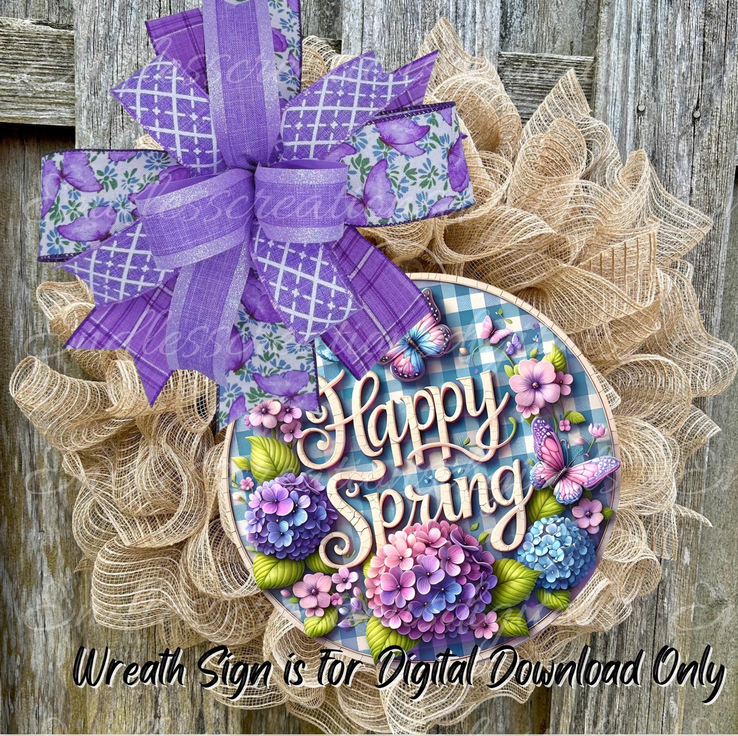 BRIGHT HYDRANGEA HAPPY Spring Floral