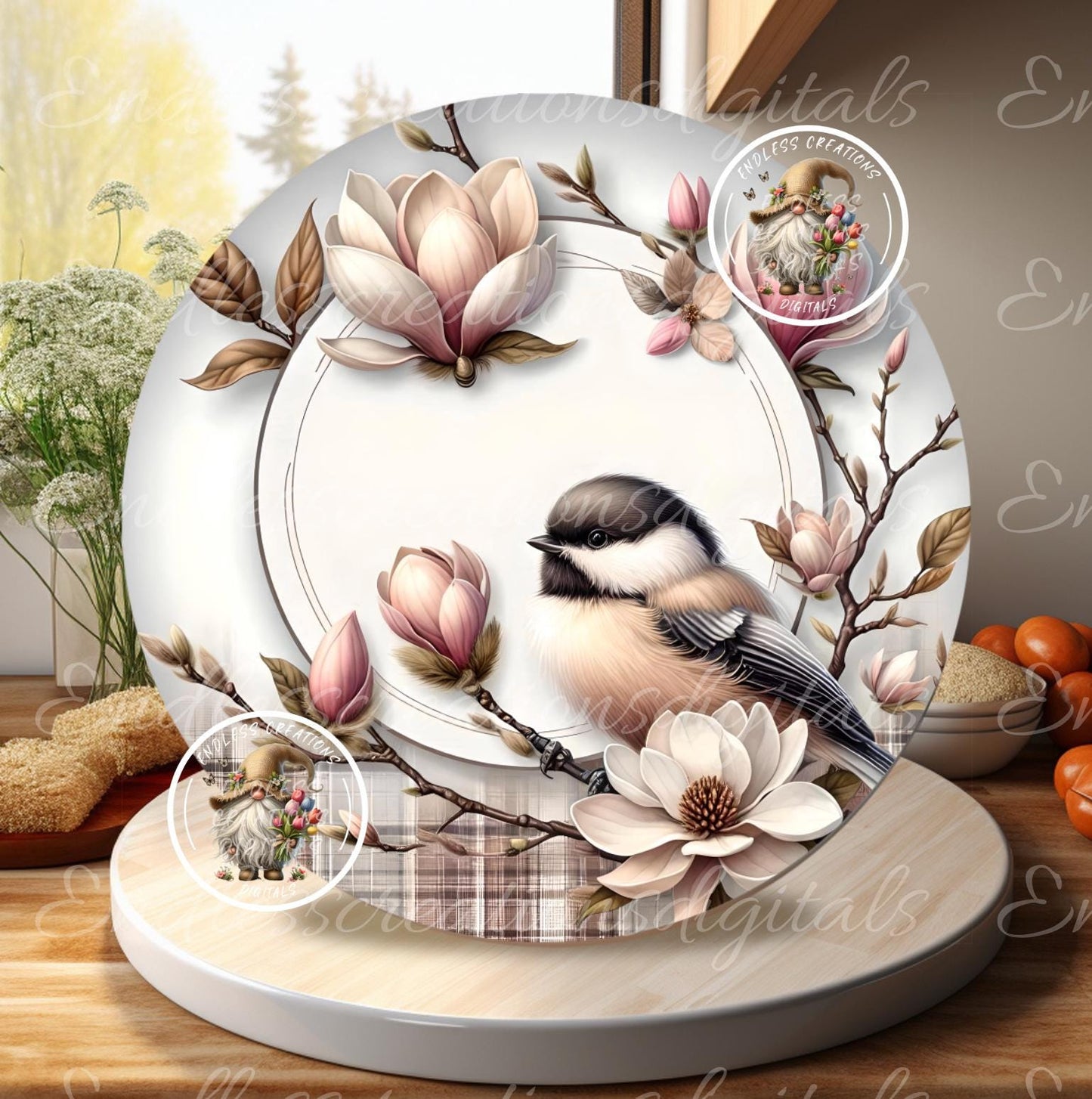 HOME SWEET HOME Spring Chickadee
