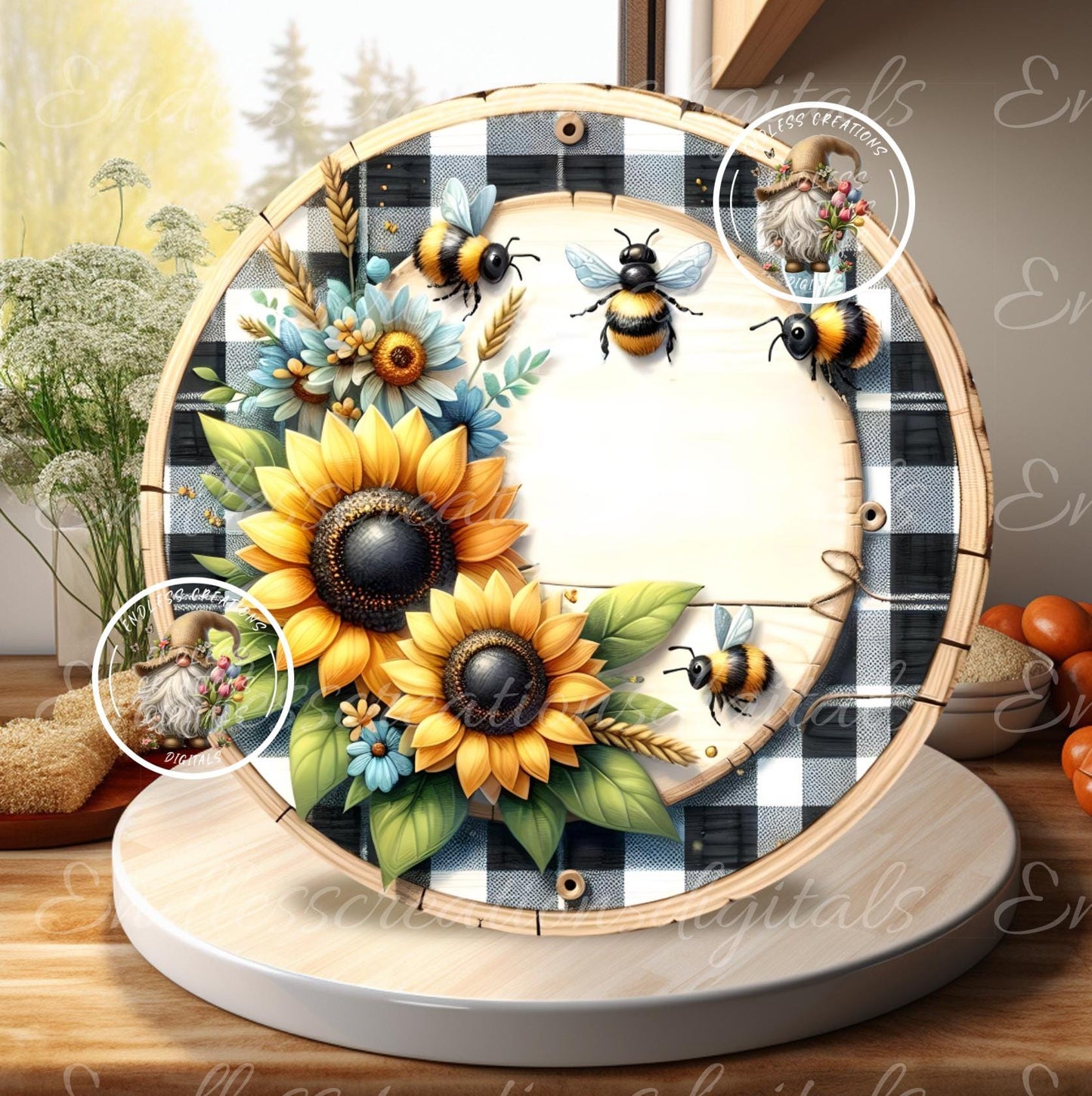 HOME SWEET HOME SUNFLOWER SUMMER ROUND