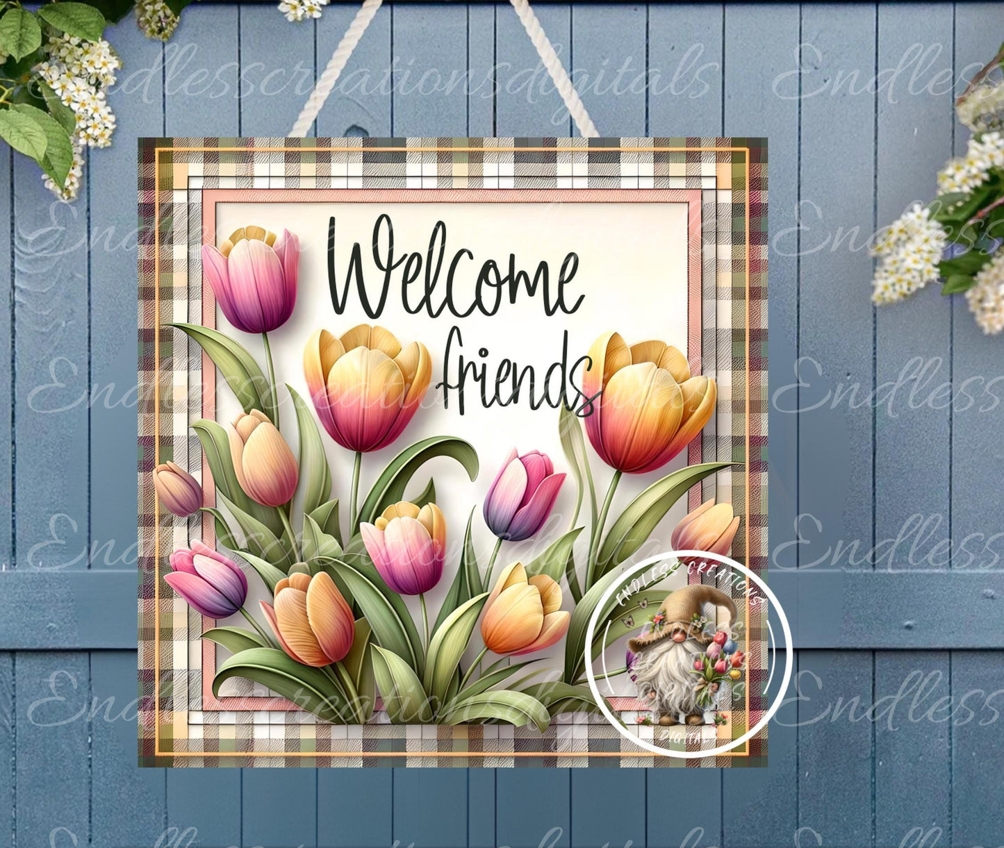 WELCOME SQUARE SPRING Tulips