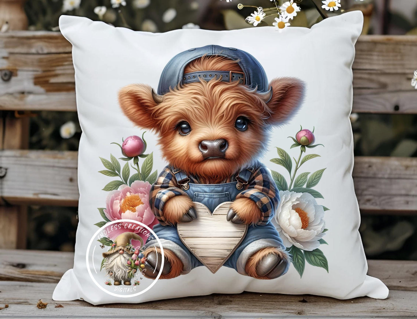 MOTHERS DAY HIGHLAND COW TRANSPARENCIES