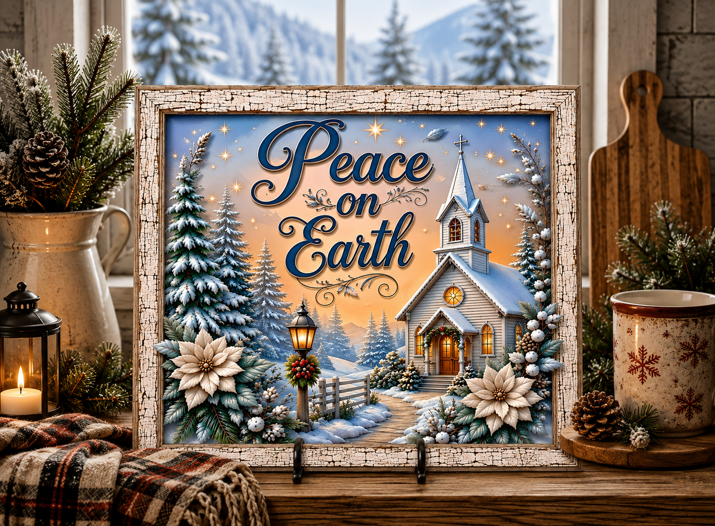 PEACE ON EARTH SQUARE ONLY