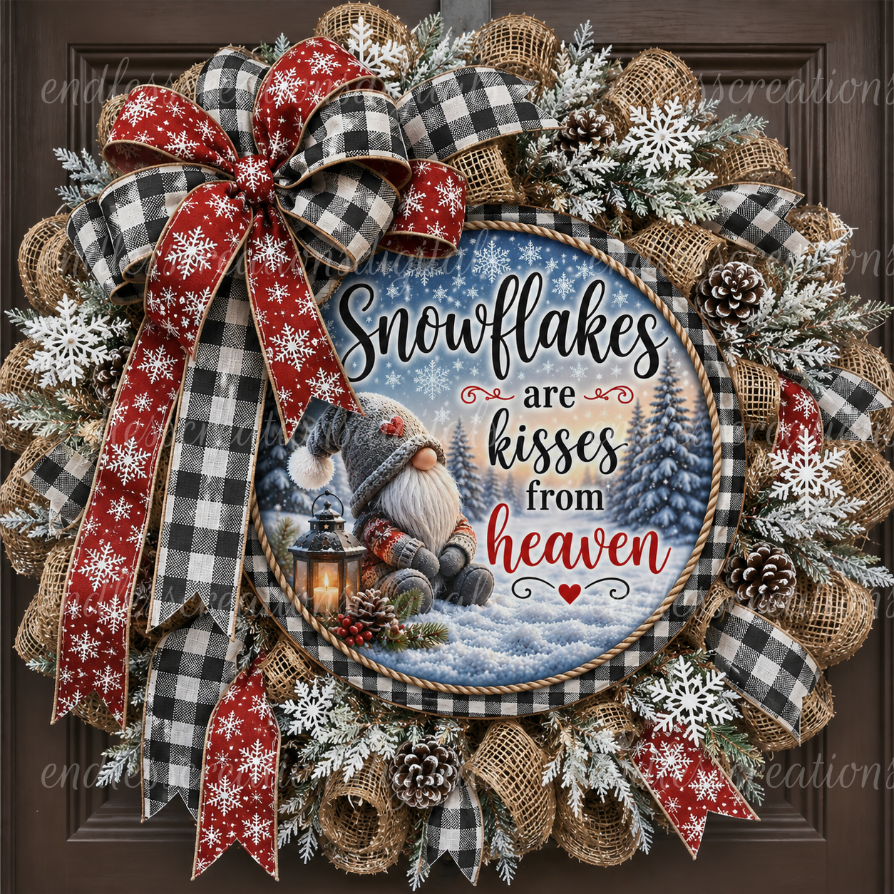 SNOWFLAKE KISSES ROUND
