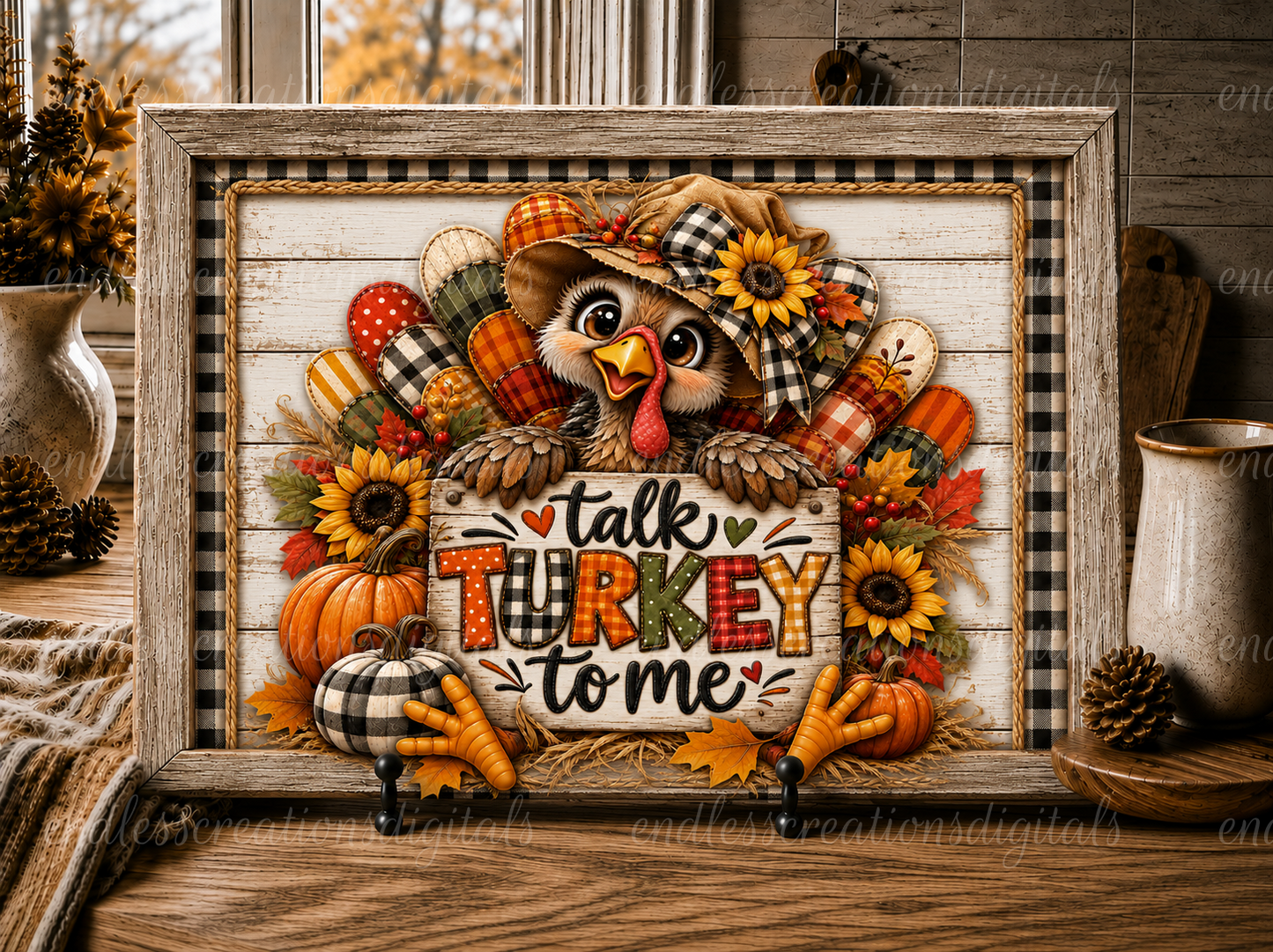 TURKEY TIME CUTTING BOARD DESIGN