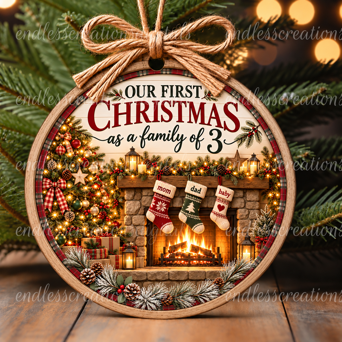 FIRST CHRISTMAS FAMILY OF 3