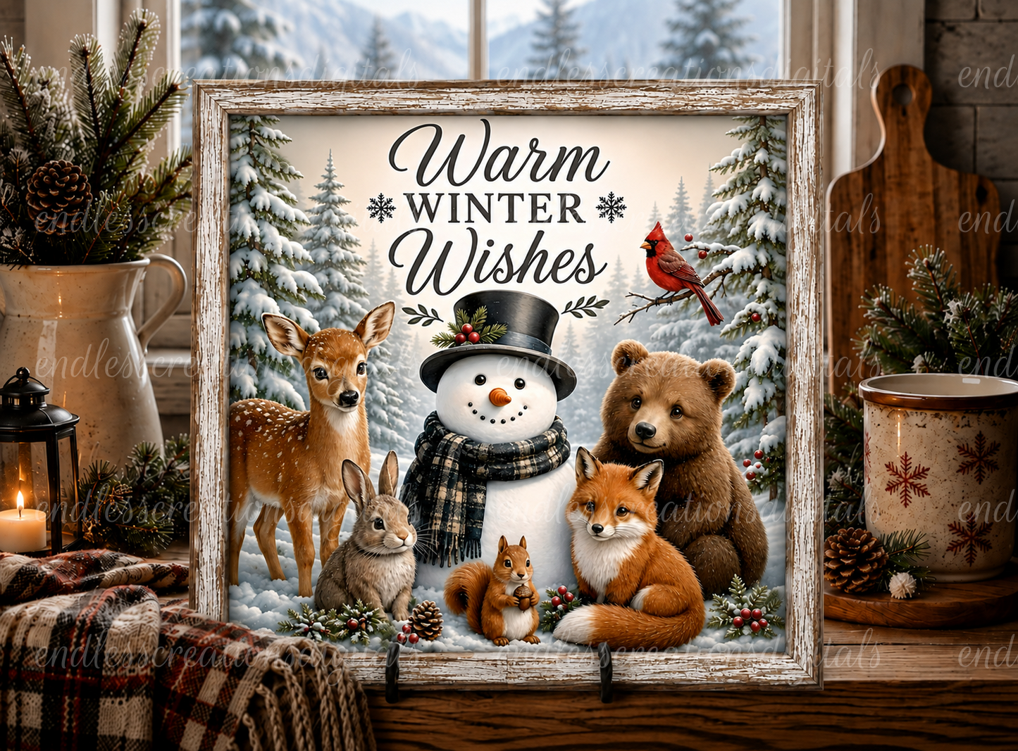 WOODLANDS WARM WINTER WISHES BUNDLE OF 5