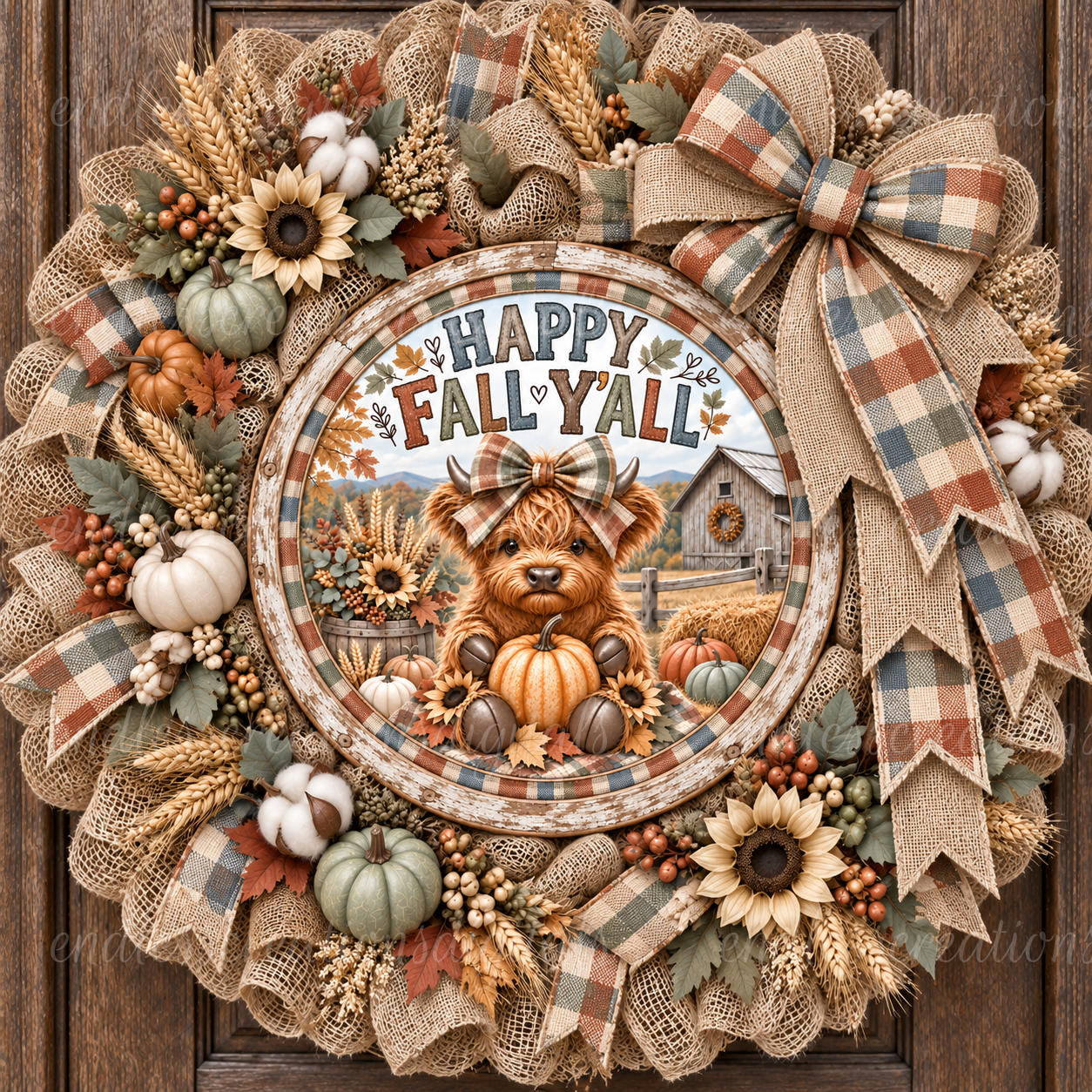 HAPPY FALL Y'ALL ROUND ONLY