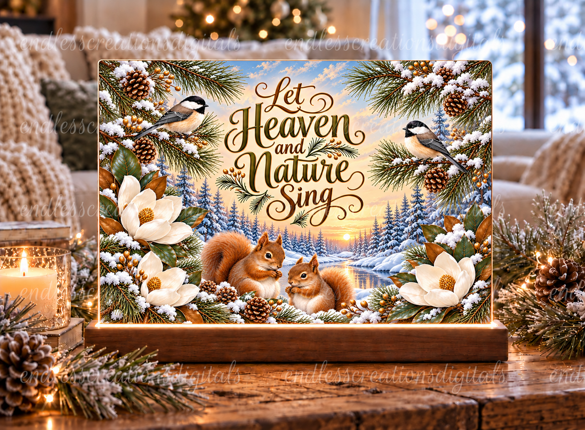 HEAVEN AND NATURE SING CUTTING BOARD/SLATE DESIGN