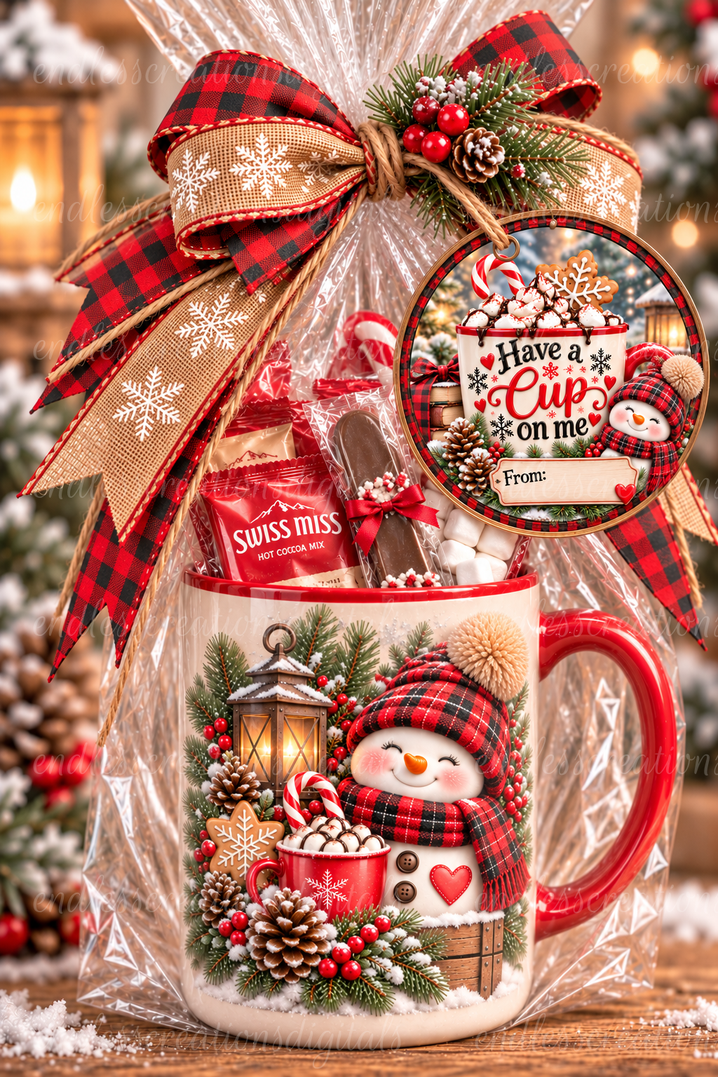 SNOWMAN TRANSPARENCY/ROUND TAG BUNDLE OF 2