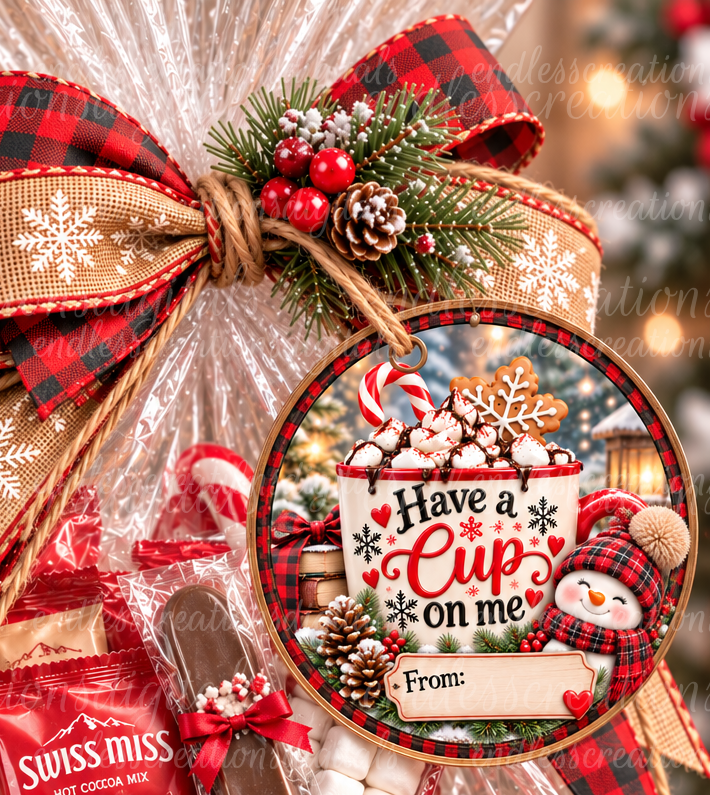 SNOWMAN TRANSPARENCY/ROUND TAG BUNDLE OF 2