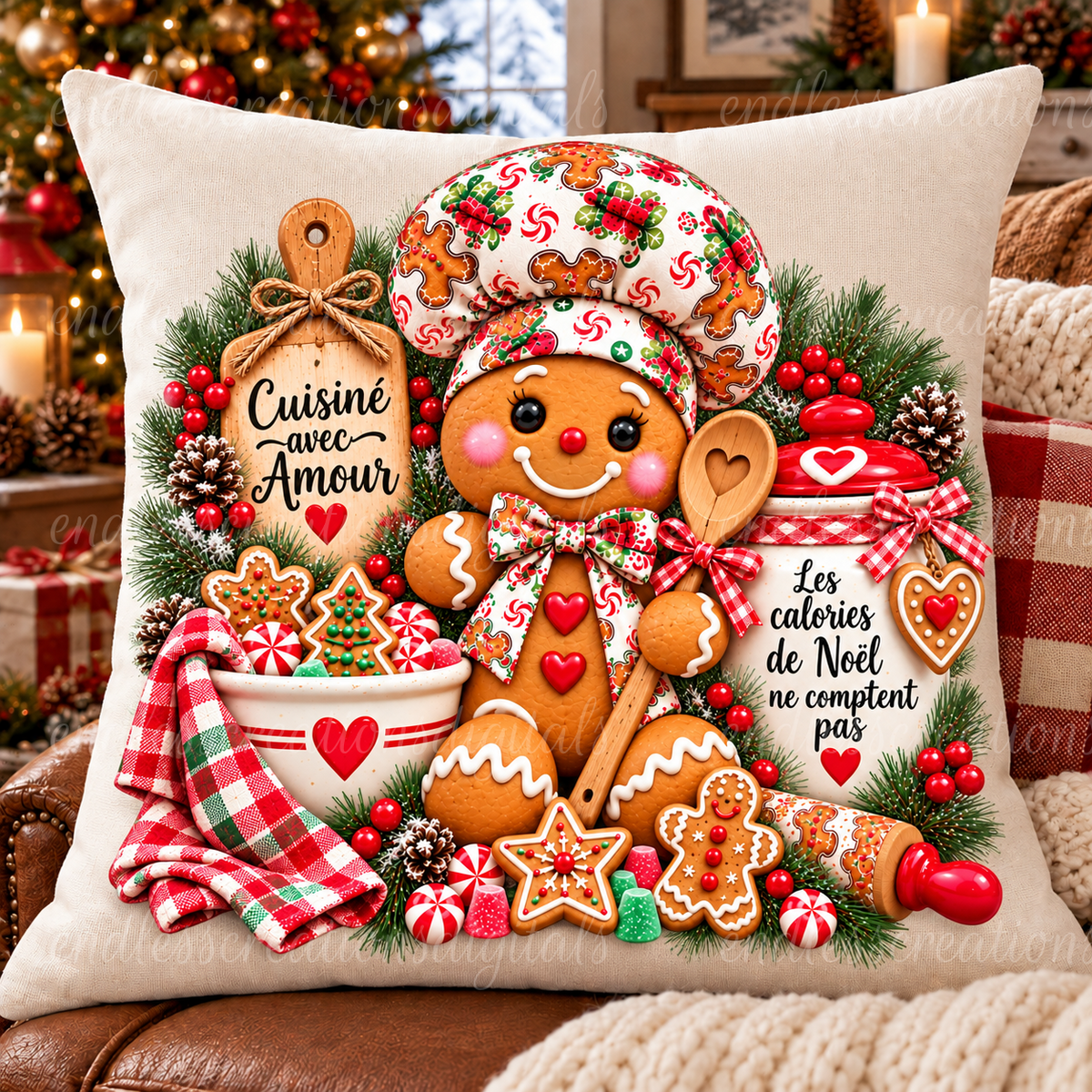 BAKED WITH LOVE GINGERBREAD BUNDLE OF 3 FRENCH VERSION