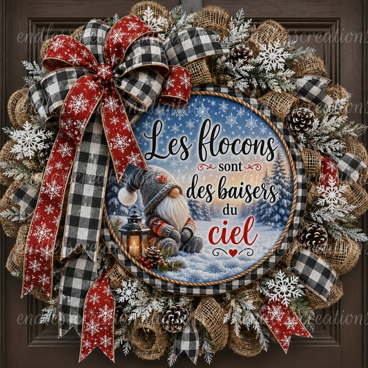 FRENCH VERSION SNOWFLAKE KISSES ROUND